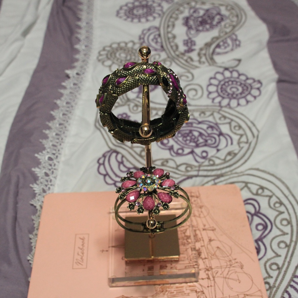 Snake and Flower Bracelets